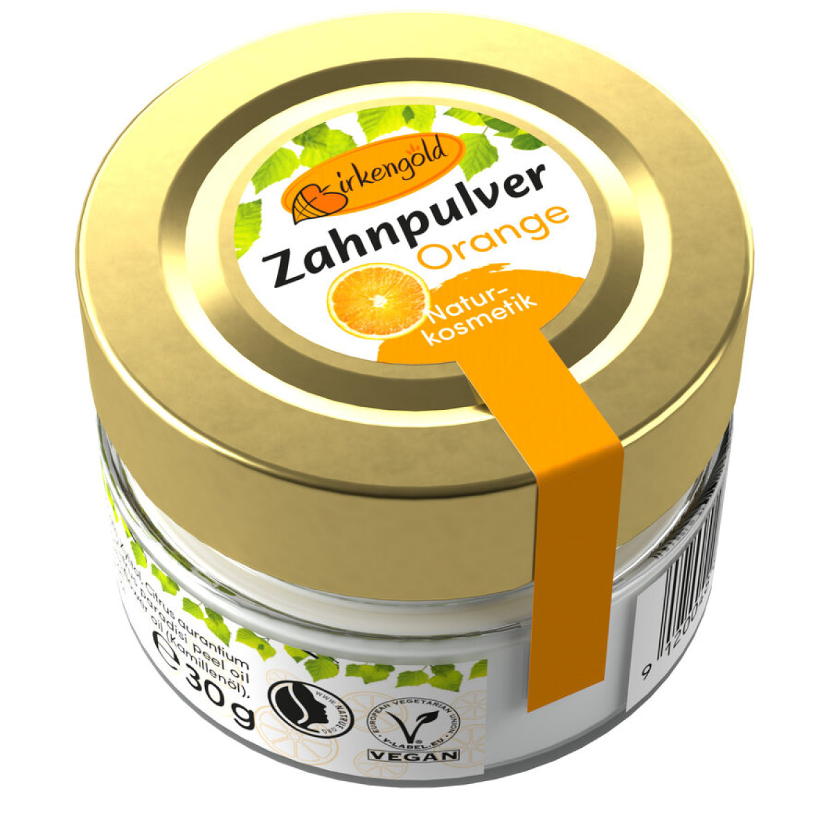 Birkengold Kids Zahnpulver Orange von Birkengold | Bio, v...