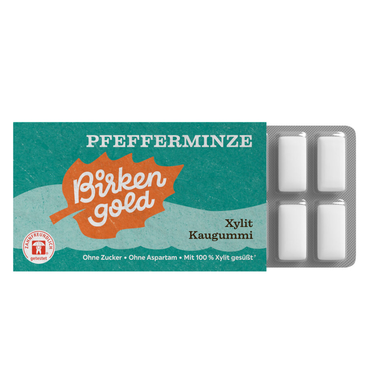 Kaugummi Pfefferminze Birkengold von Birkengold | vegan...