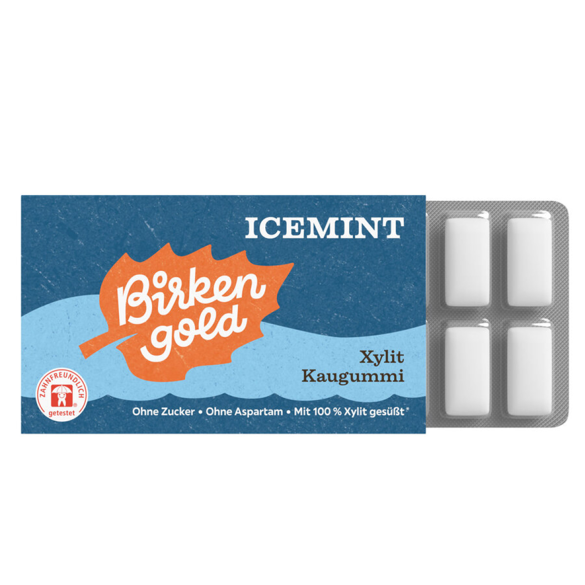 Kaugummi Icemint konv. von Birkengold | vegan, laktosefre...