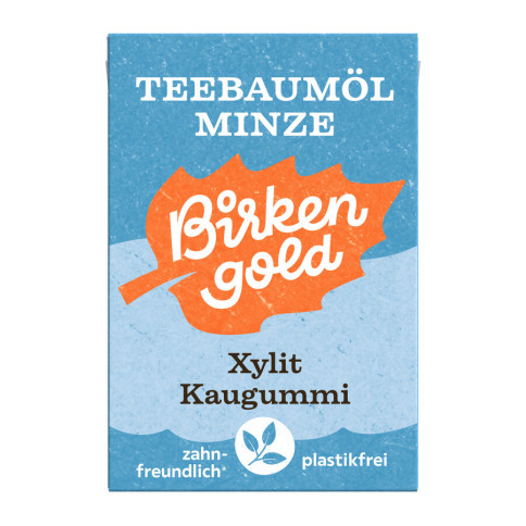 Xylit Kaugummi Teebaumöl Naturk.mas von Birkengold | vega...