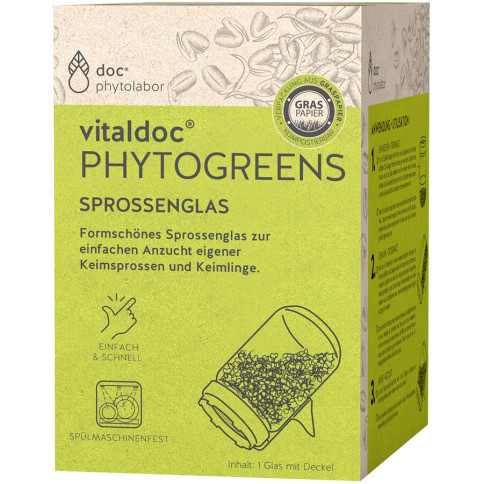 Sprossenglas vitaldoc Phytogreens von Vitaldoc Phytogreen...