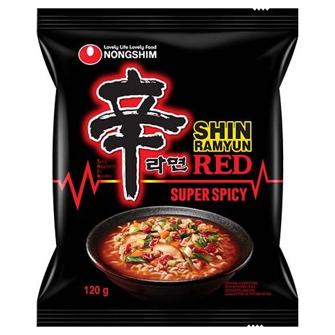 NONGSHIM Instantnudeln Shin Red Super Spicy 120 g