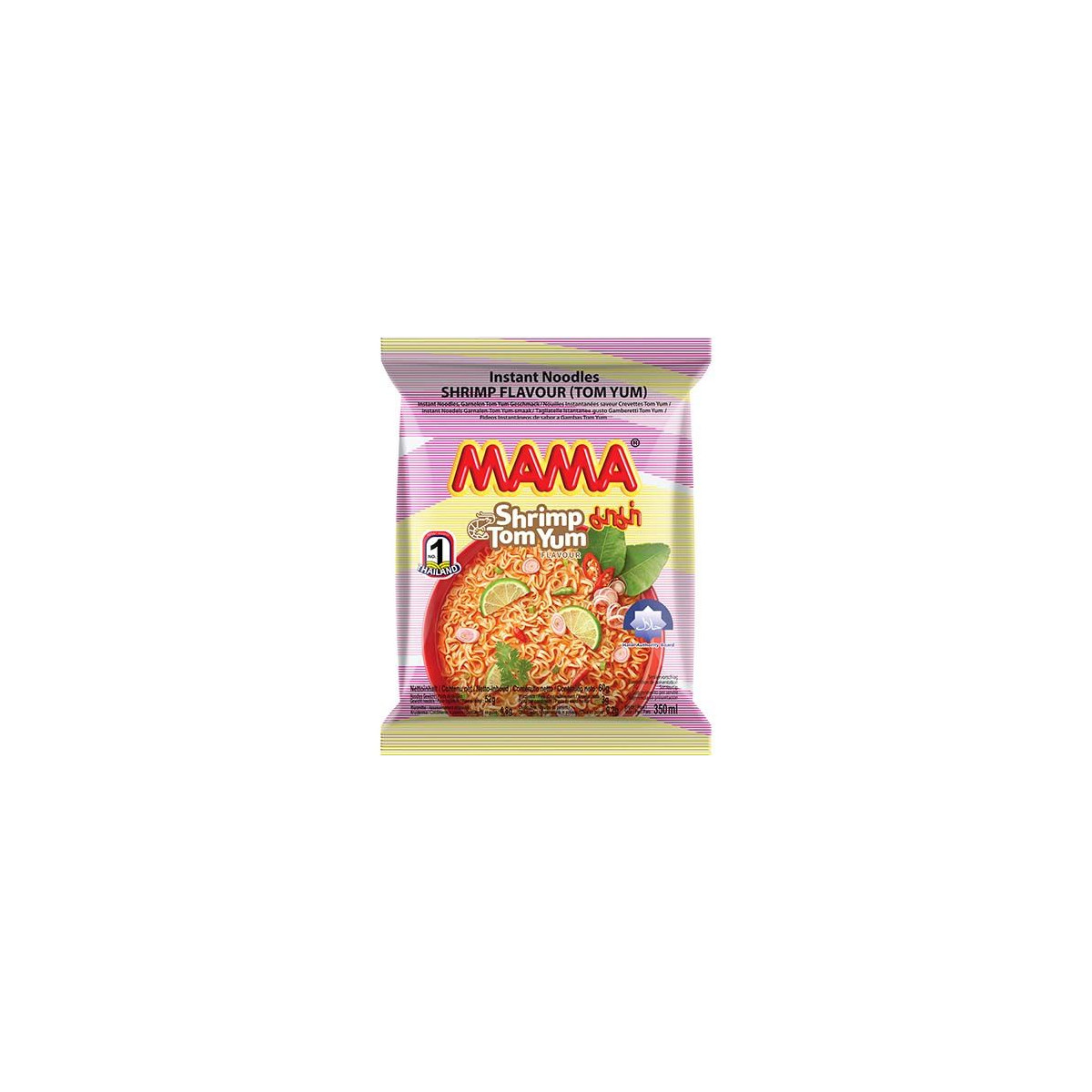MAMA Instantnudeln Garnelen Tom Yum Halal 60 g
