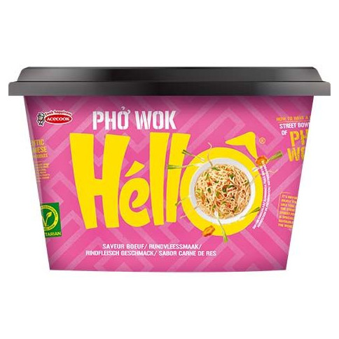 ACECOOK Instantnudeln Rindfl. Pho Wok Schüssel 76 g