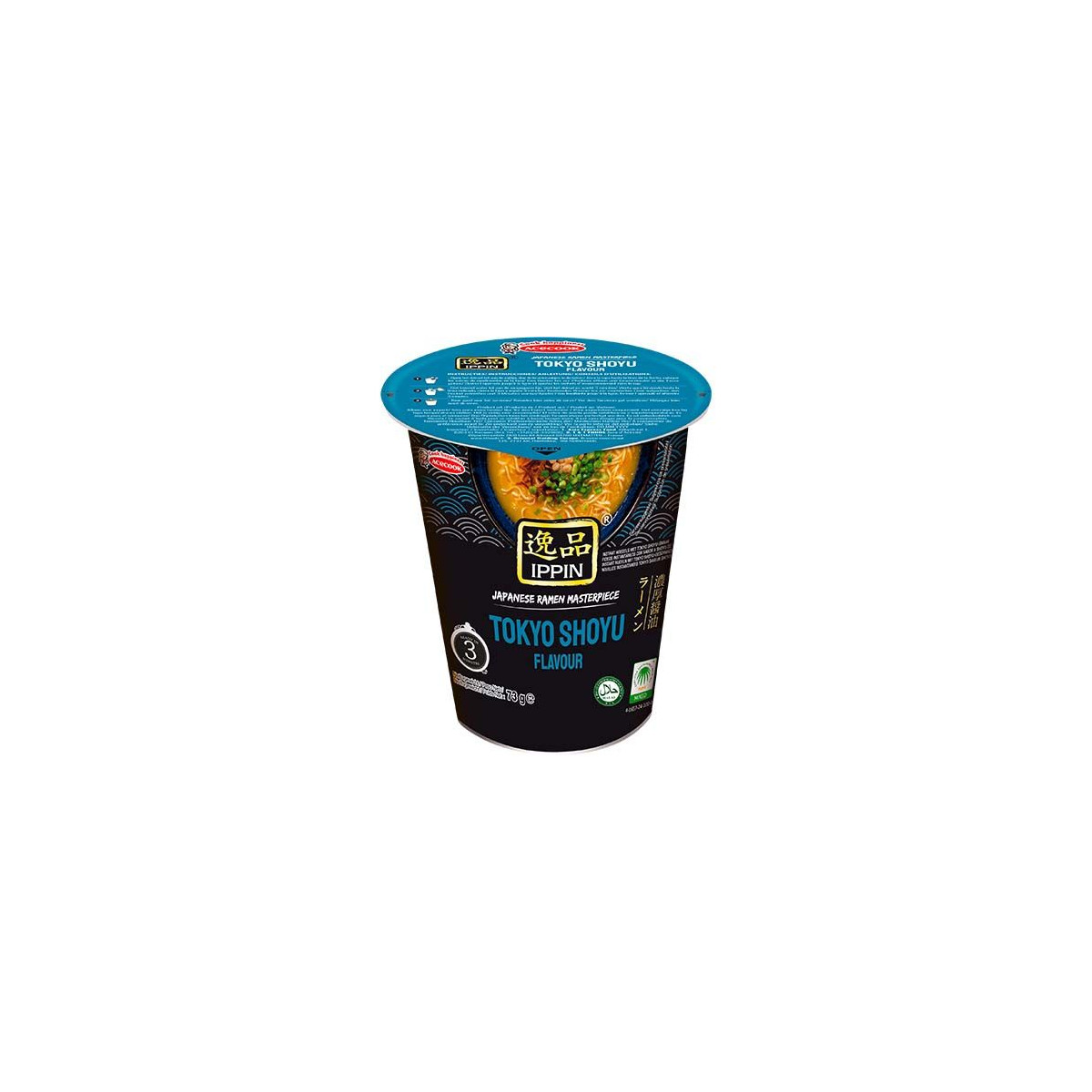 ACECOOK Instantnudeln Tokyo Shoyu Ippin Becher 73 g
