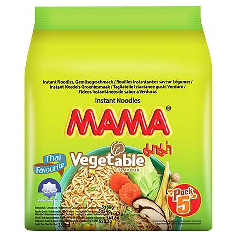 MAMA Instantnudeln Gemüse 5er-Pack Halal 60 g