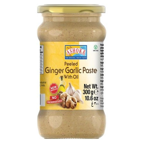 ASHOKA Ingwer-Knoblauch-Paste in Öl 300 g
