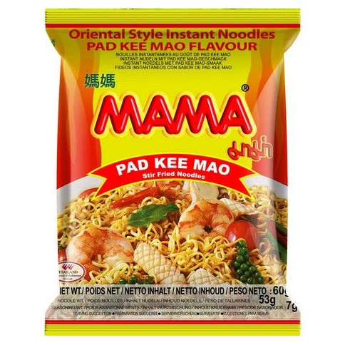 MAMA Instantnudeln Pad Kee Mao 60 g