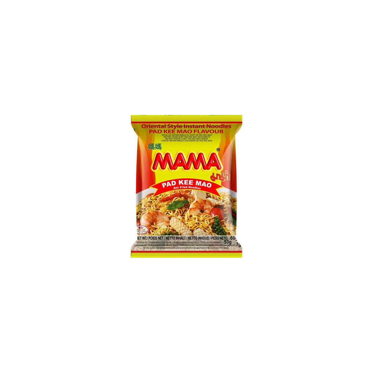 MAMA Instantnudeln Pad Kee Mao 60 g