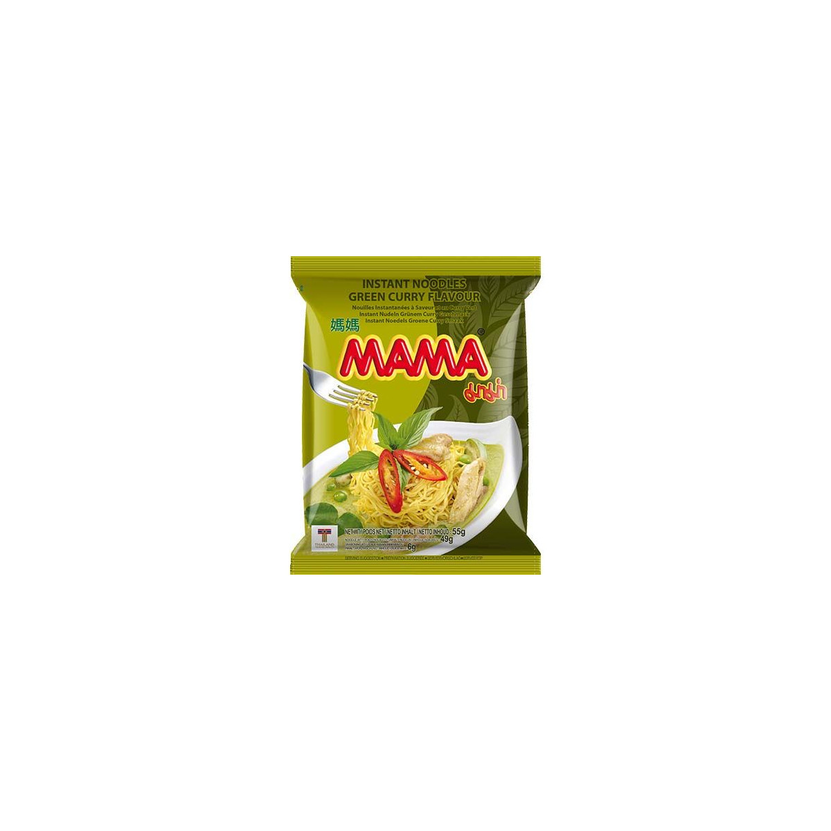 MAMA Instantnudeln Grünes Curry 55 g