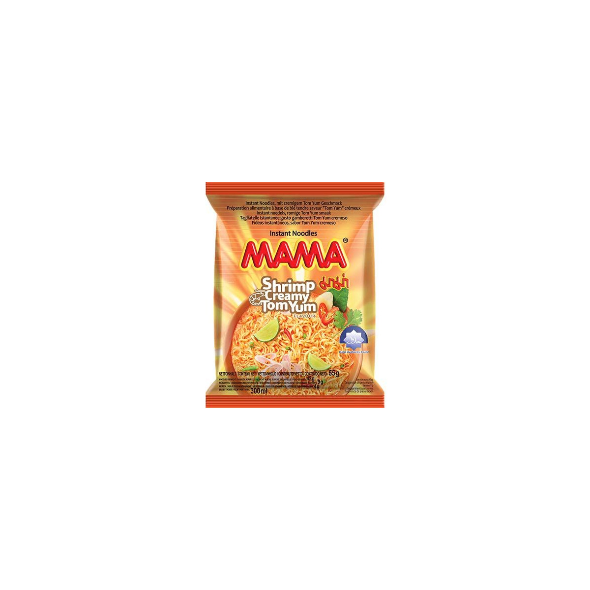 MAMA Instantnudeln Garnelen Creamy Tom Yum 55 g