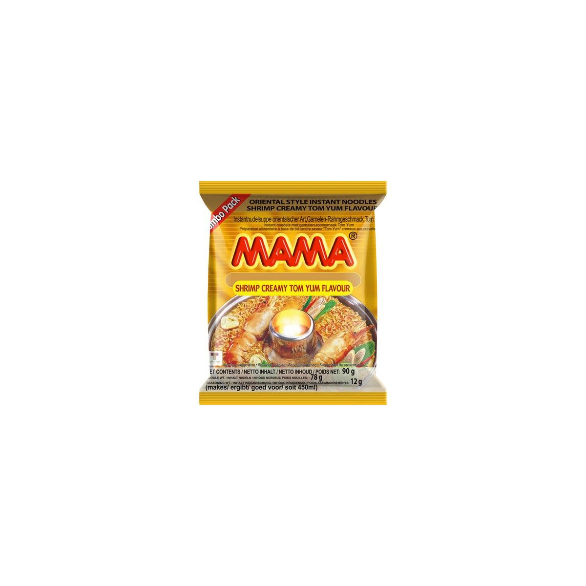 MAMA Instantnudeln Garnelen Creamy Tom Yum 90 g
