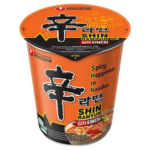NONGSHIM Instantnudeln Shin Kimchi Becher 75 g