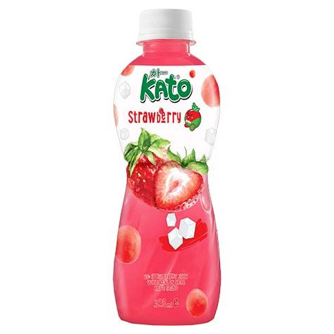 KATO Erdbeeresaft mit Nata De Coco 320 ml