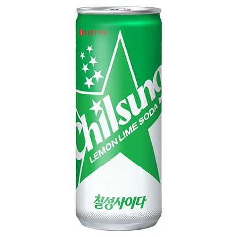 LOTTE Chilsung Soda Getränk Zitrone & Limette 250 ml