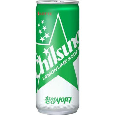 LOTTE Chilsung Soda Getränk Zitrone & Limette 250 ml