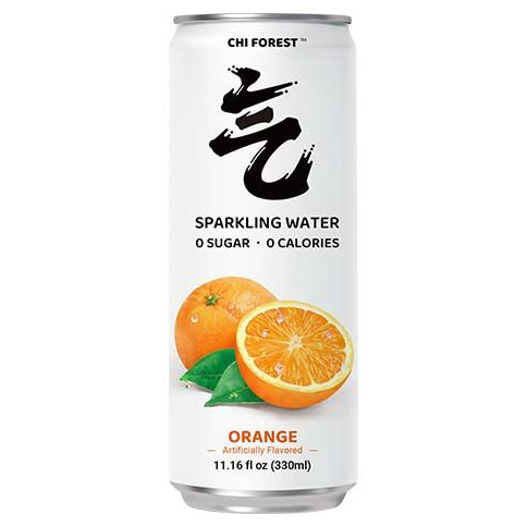CHI FOREST Sprudelwasser Orange Dose 330 ml