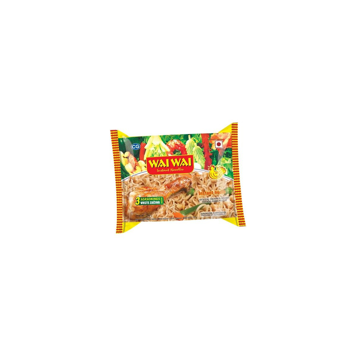 WAI WAI Instantnudeln Hühnchen 75 g