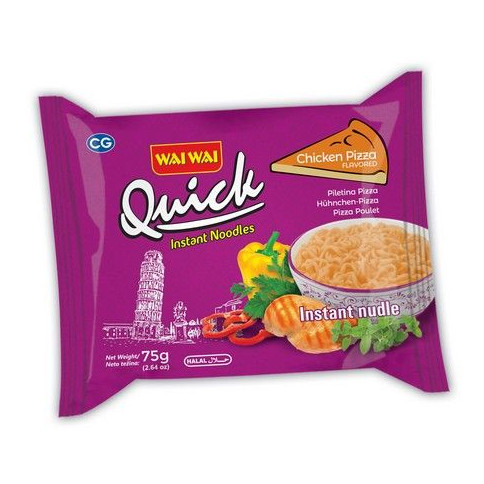WAI WAI Instantnudeln Hühnchen Pizza 75 g