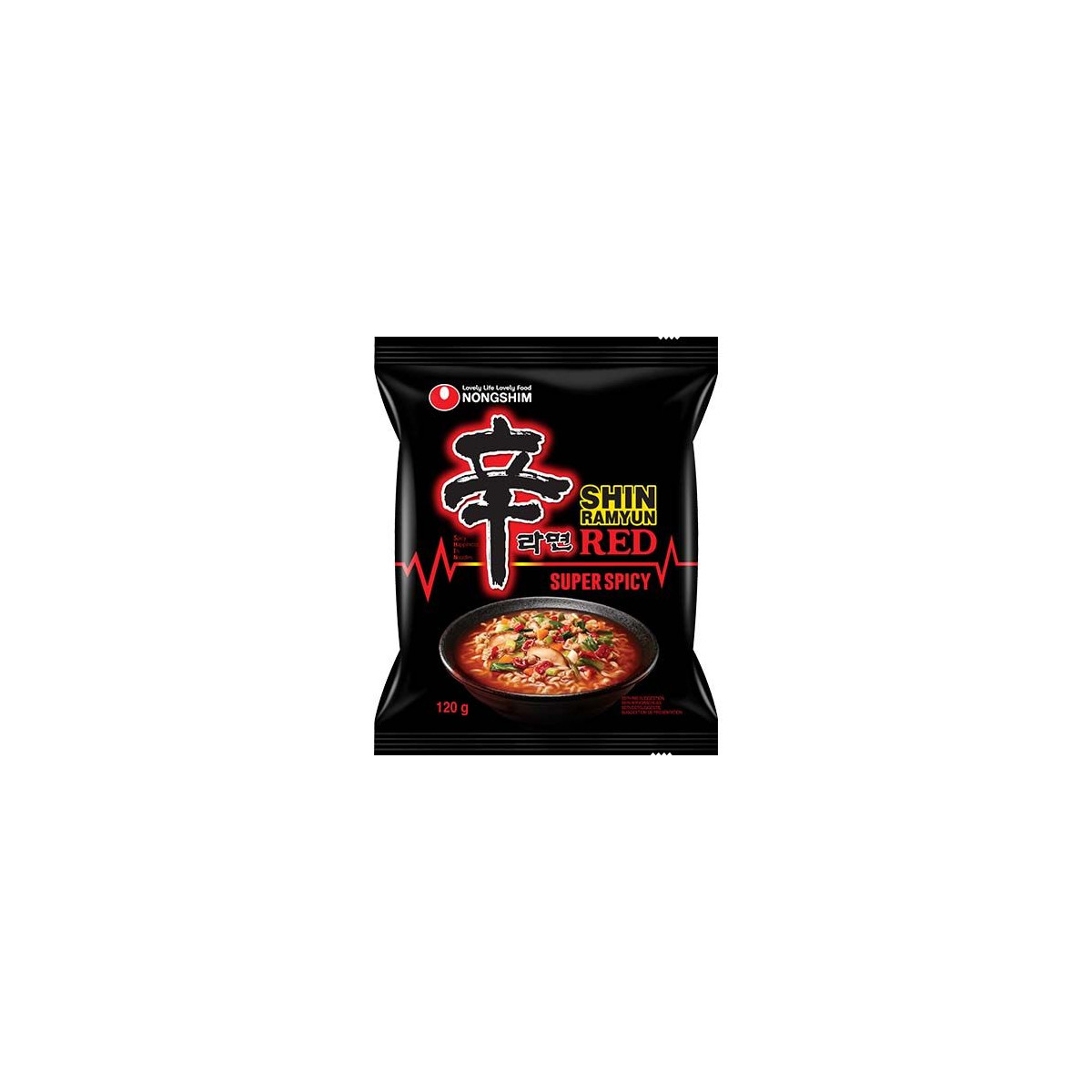 NONGSHIM Instantnudeln Shin Red Super Spicy 120 g