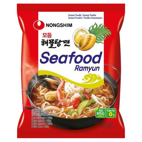 NONGSHIM Instantnudeln Meeresfrüchten Ramyun 125 g