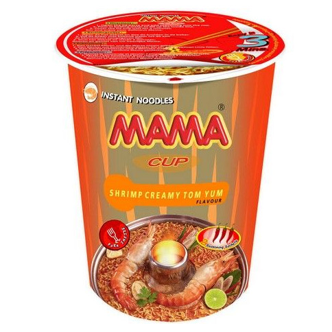 MAMA Instantnudeln Garnelen Tom Yum Becher 70 g