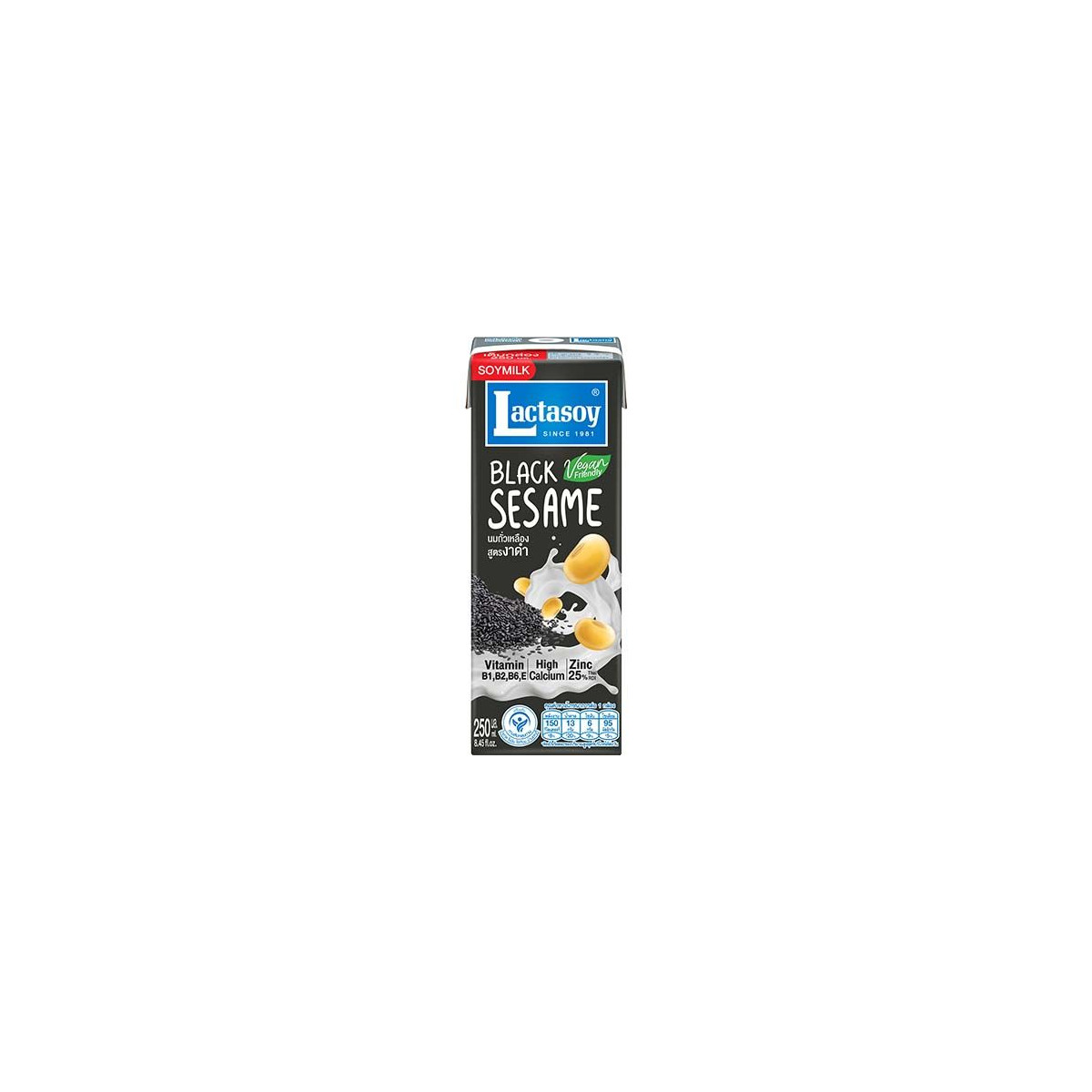 LACTASOY Sojamilch Schwarzer Sesam 250 ml