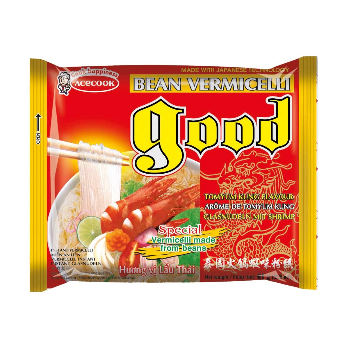 GD Instant Glasnudeln Tom Yum ACECOOK Nudeln & Instantprodukte online günstig kaufen im Shop für B2B Kunden