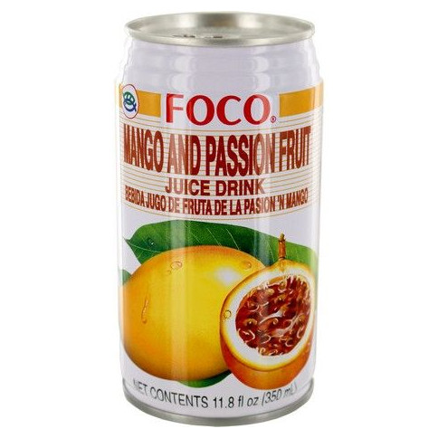 FOCO Mango- & Passionsfrucht-Getränk 350 ml