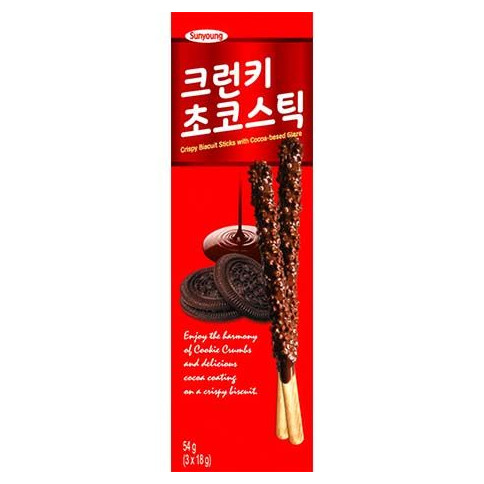 SUNYOUNG Choco Sticks Crunky 54 g