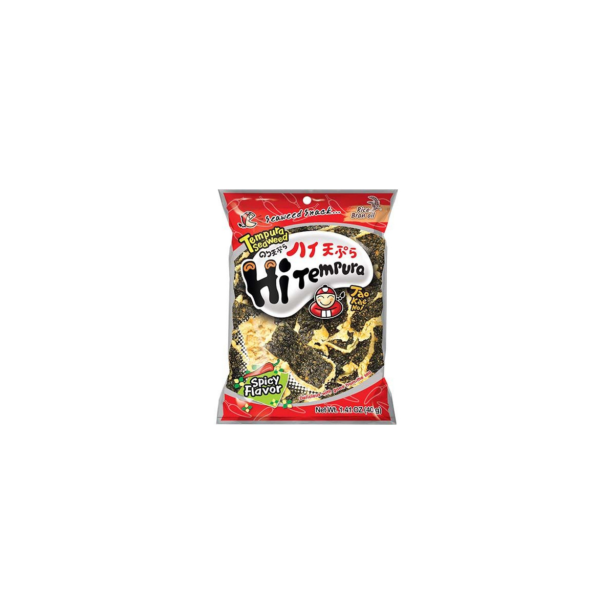 TAO KAE NOI Seetang Snack Tempura Pikant 40 g
