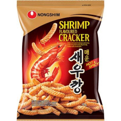 NONGSHIM Kräcker mit Garnelen-Geschmack Scharf 75 g