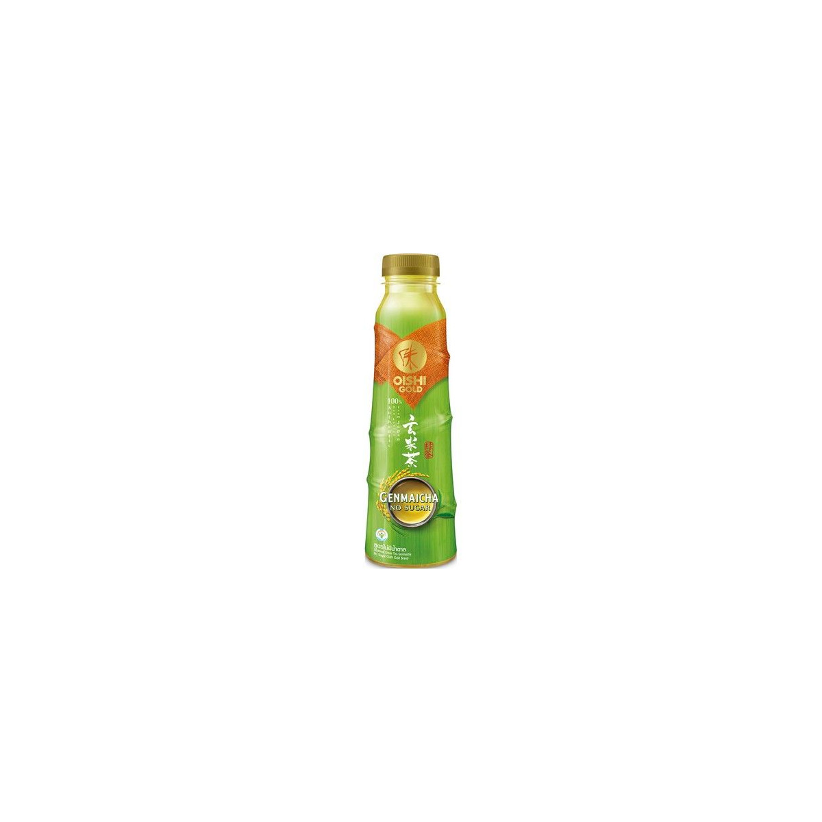 OISHI Grüner Tee Getränk Genmaicha ohne Zucker 400 ml