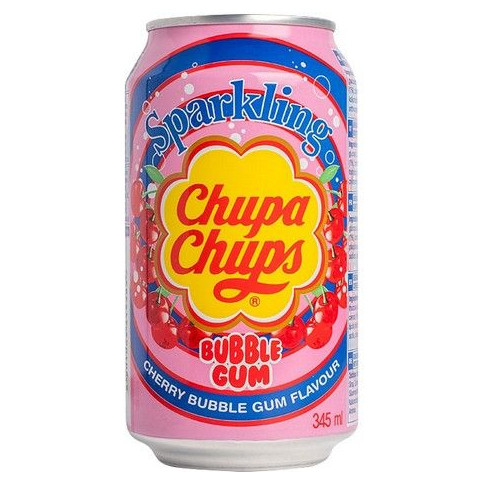 CHUPA CHUPS Chupa Chups Sparkling Cherry Bubble Gum 345 ml