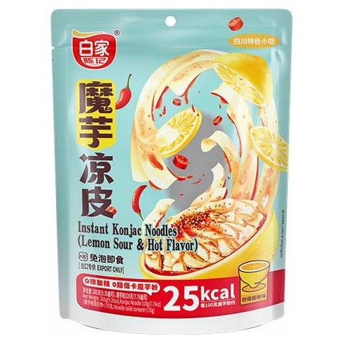 BAIJIA Instantnudeln Konjac Zitrone Hot & Sour 265 g