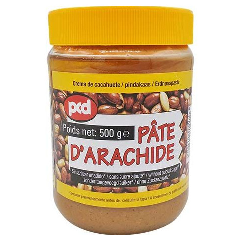 PCD Erdnussbutter 100% ohne Zucker 500 g