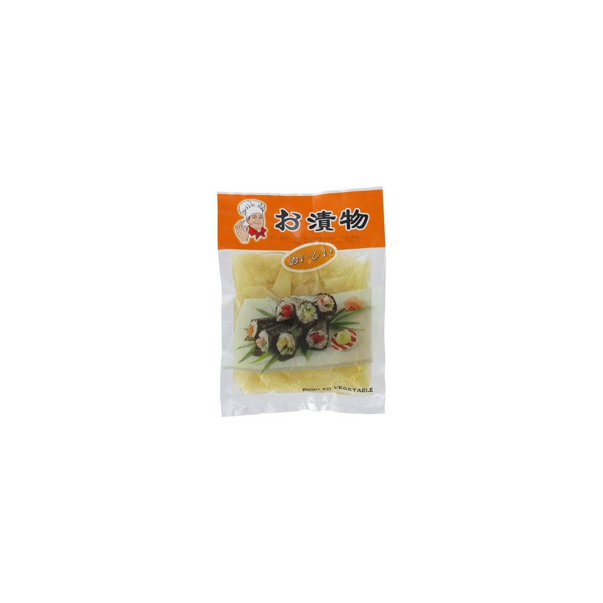 LV ZHENG FOOD Ingwerscheiben Eingelegt Weiß 150 g