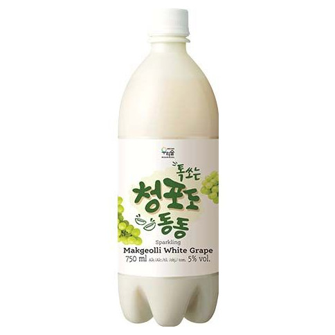 WOORISOOL Reiswein Makgeolli Weiße Traube 5% Vol. 750 ml