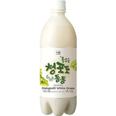 WOORISOOL Reiswein Makgeolli Weiße Traube 5% Vol. 750 ml