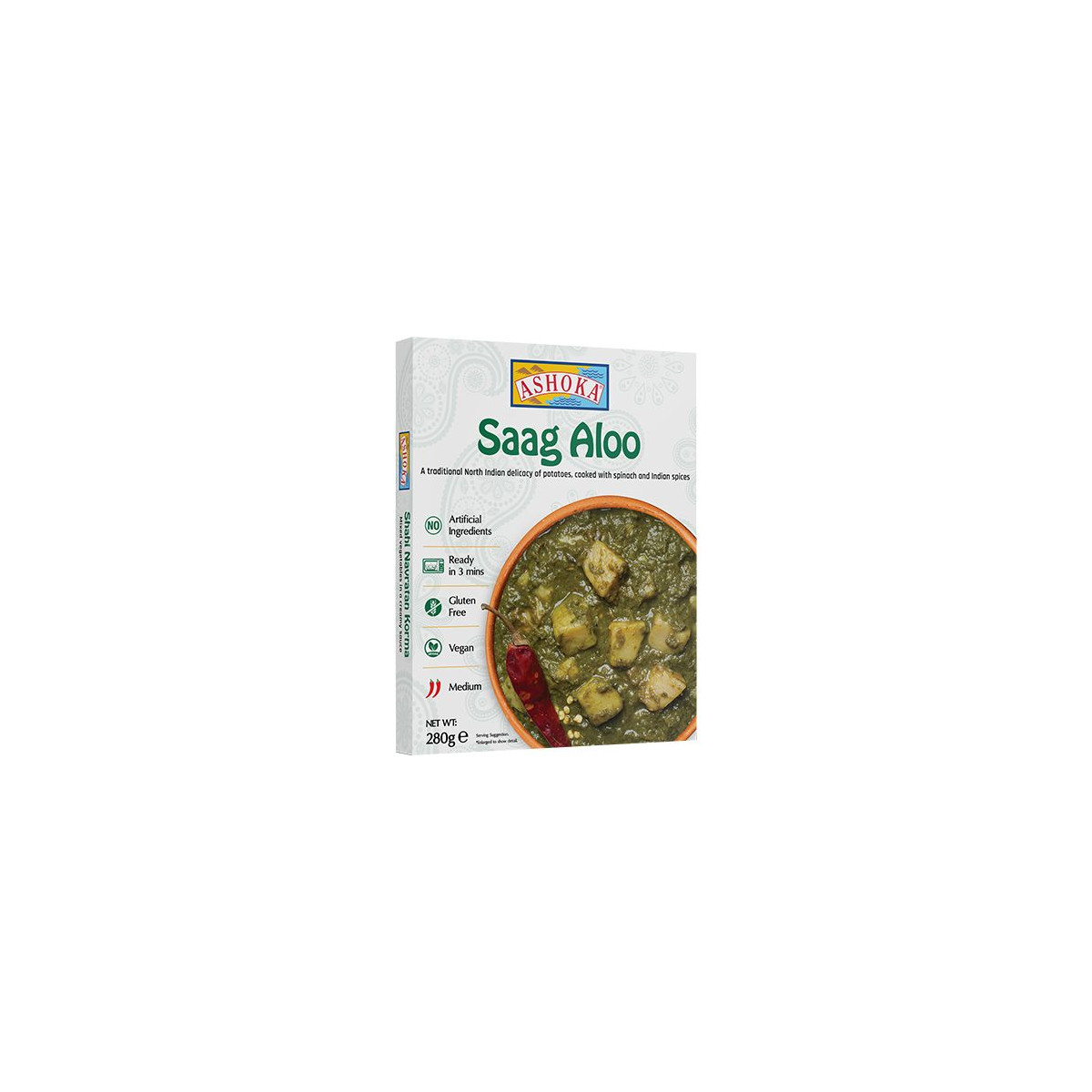 ASHOKA Instant Saag Aloo 280 g