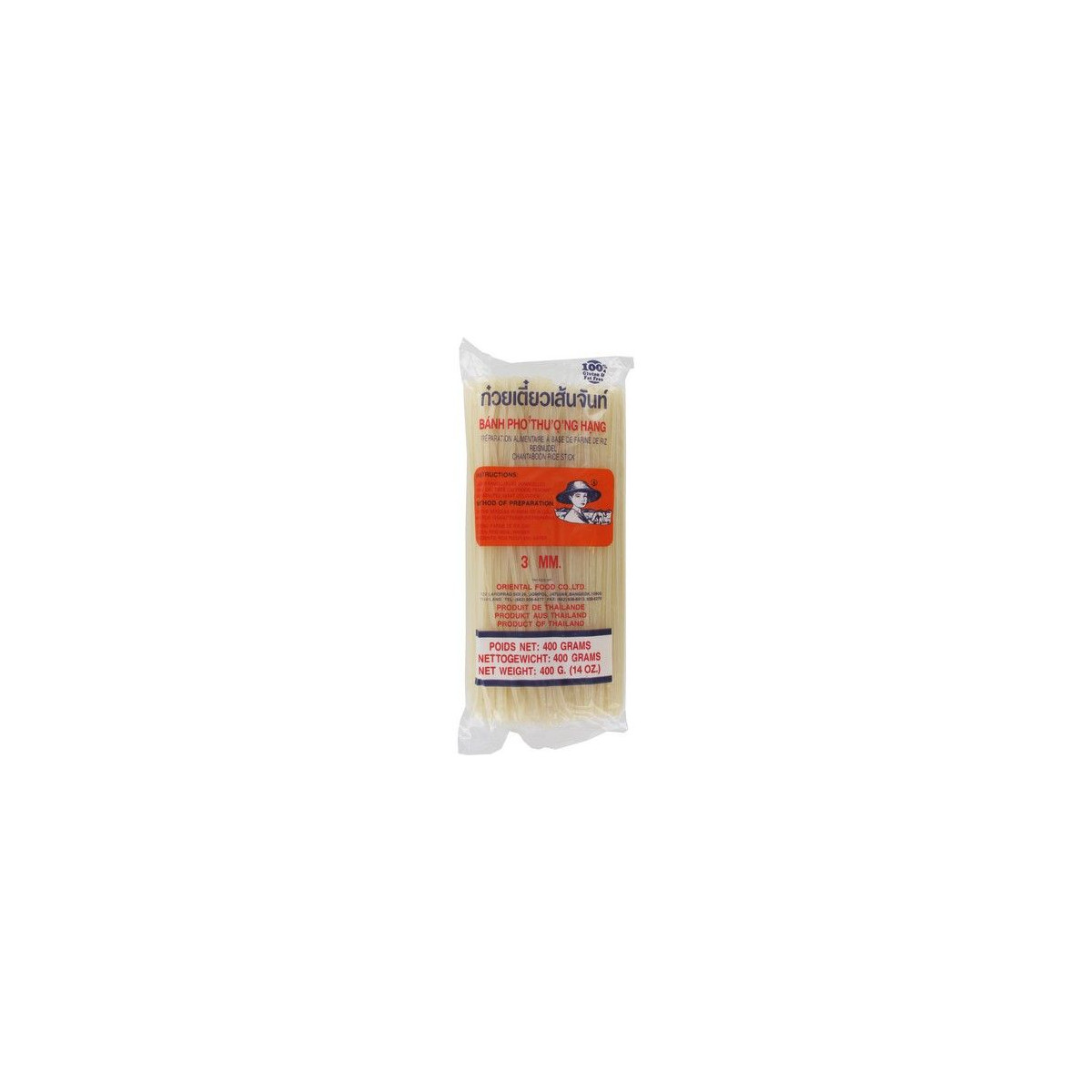 FARMER Reisnudeln Sticks Gerade 3 mm 400 g