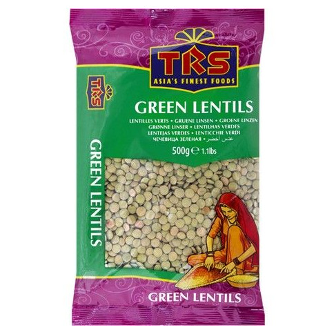 TRS Linsen Grün Ganz 500 g