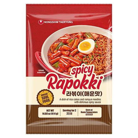 NONGSHIM TAEKYUNG Topokki mit Ramyun Spicy Rapokki 414 g