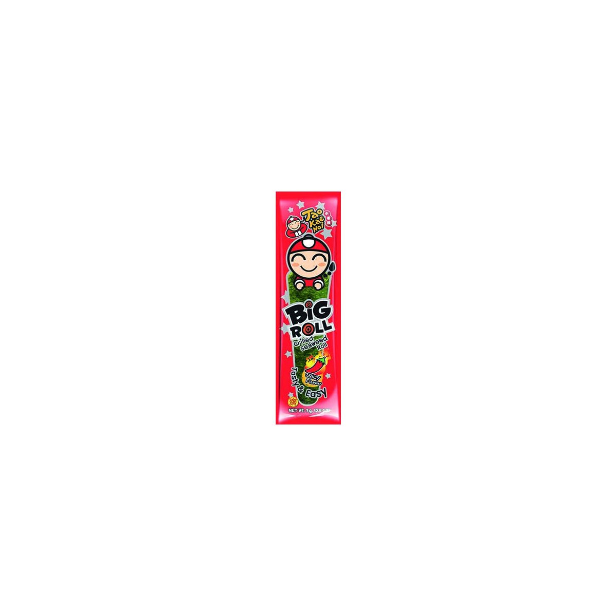 TAO KAE NOI Seetang Snack Big Roll Hot & Spicy 3 g