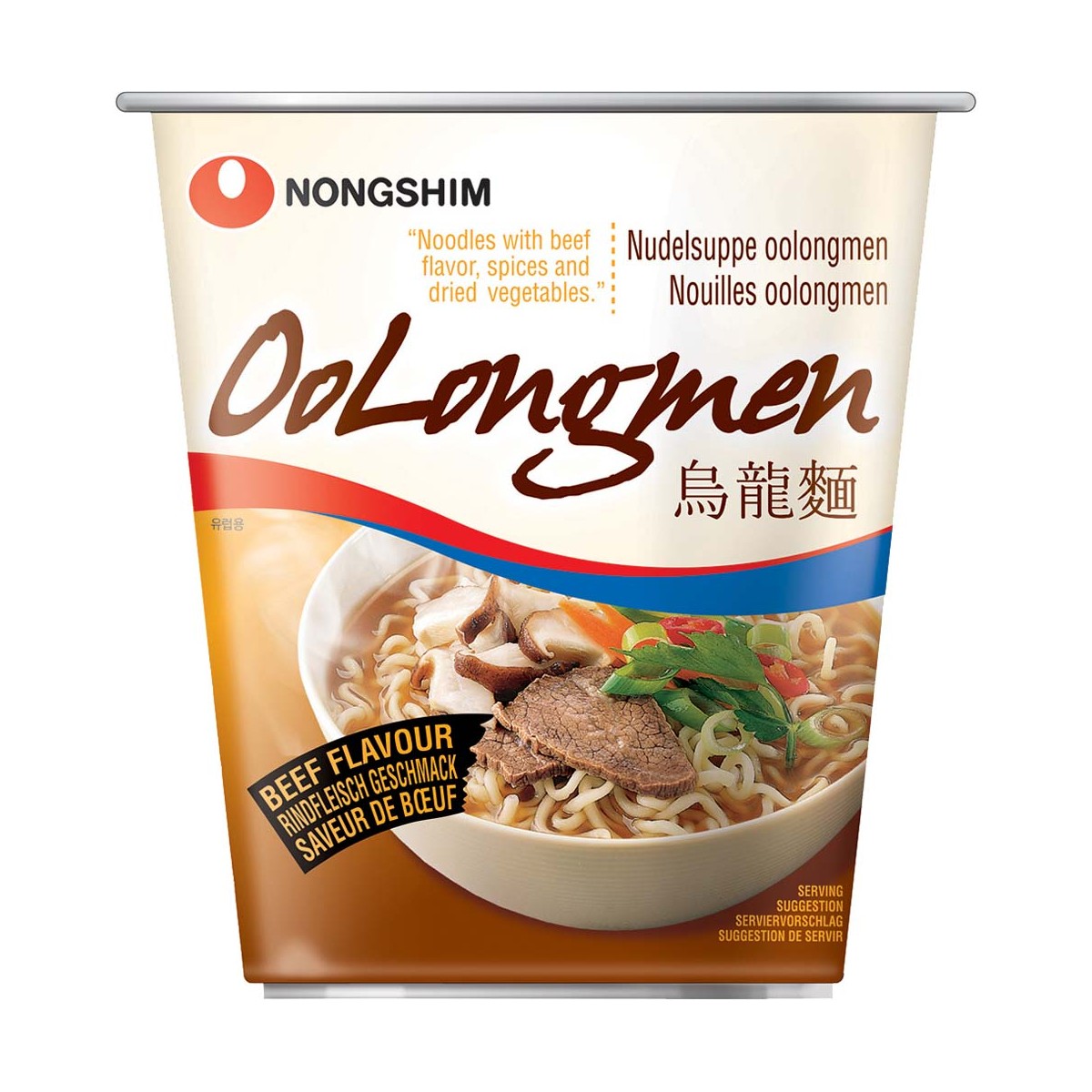 Oolongmen Cup Nudeln Rind NONGSHIM Nudeln & Instantprodukte online günstig kaufen im Shop für B2B Kunden