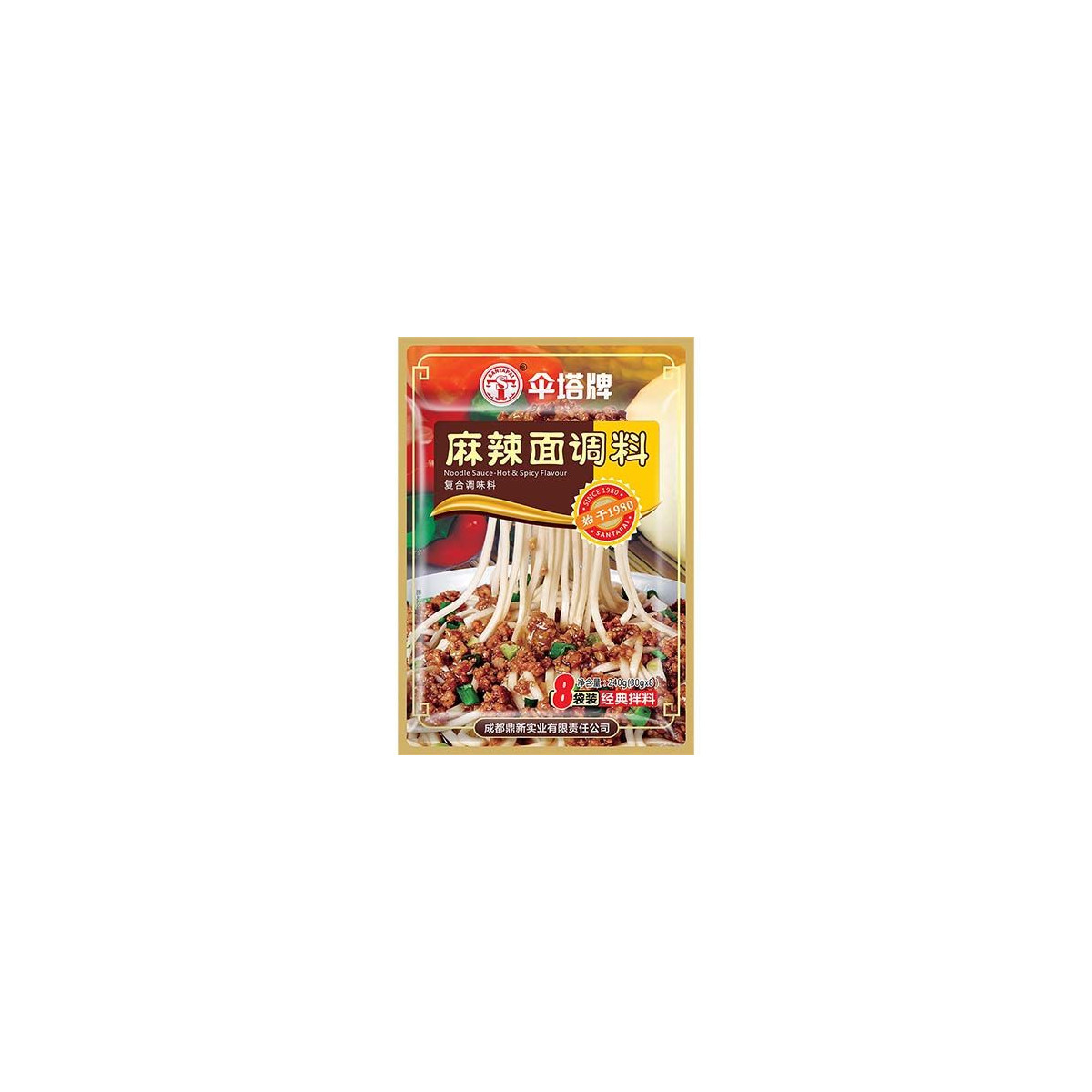 SANTAPAI Gewürzmischung für Nudeln Hot & Spicy 240 g