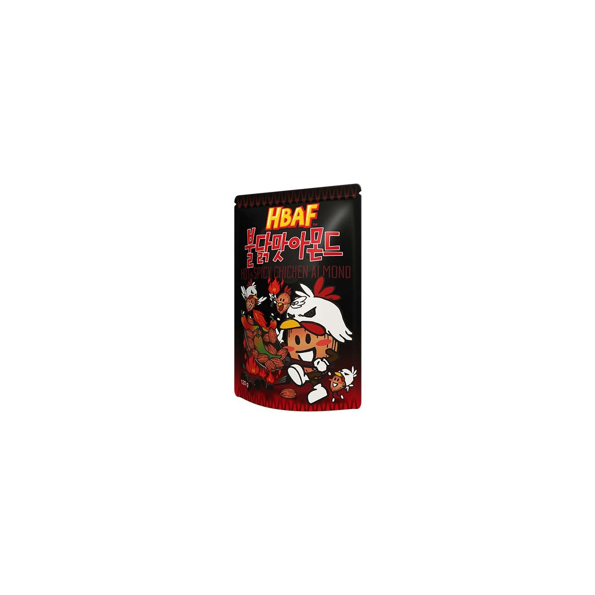 HBAF Mandel mit Hühnchengeschmack Hot & Spicy 120 g