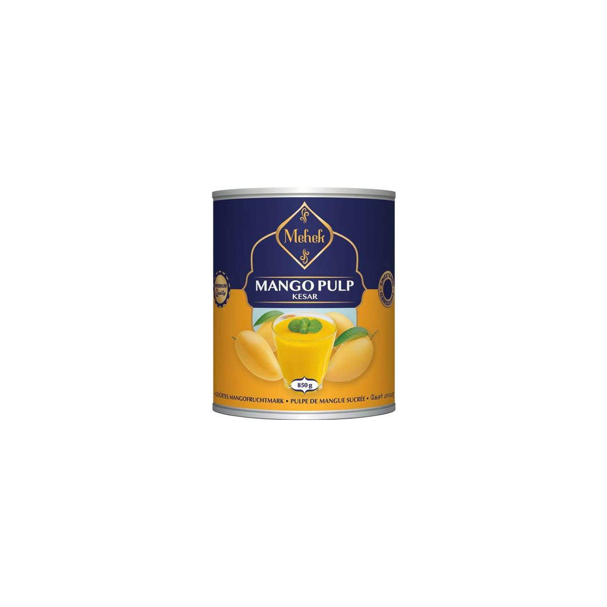 MEHEK Mangofruchtfleisch Kesar 850 g