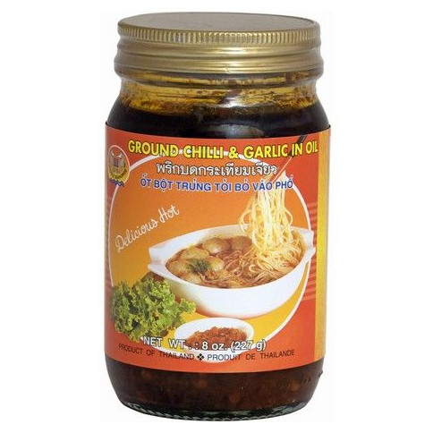 DOUBLE SEAHORSE Chili- & Knoblauch-Öl 227 g