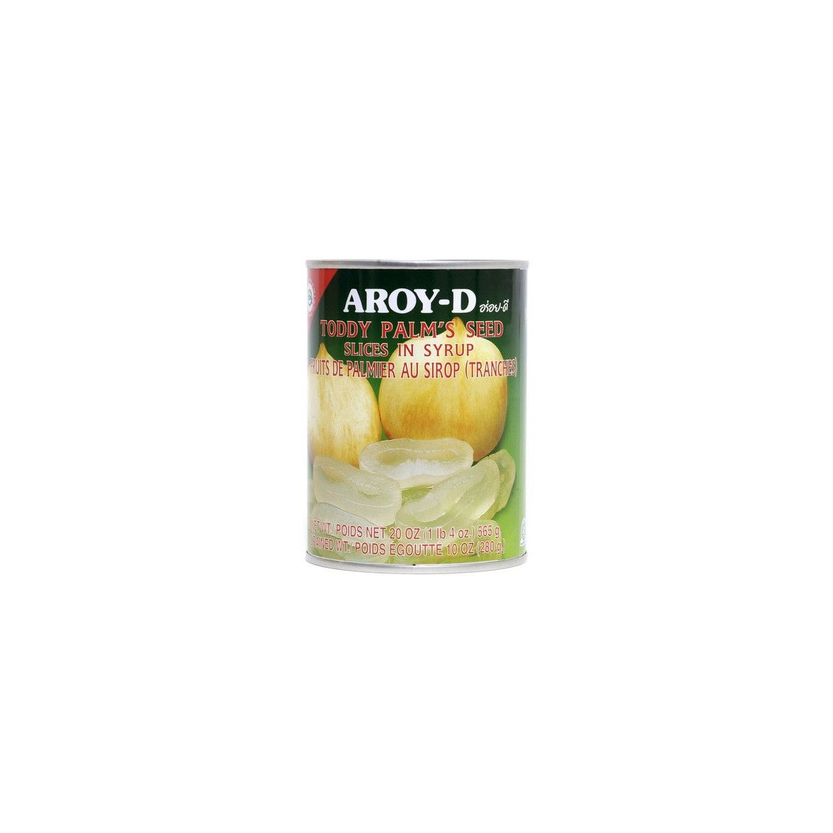 AROY-D Palmensamen-Scheiben in Sirup 565 g